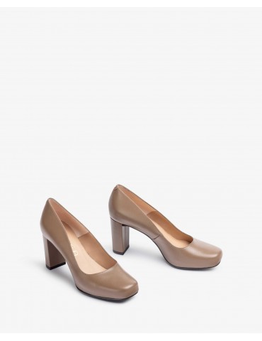 Escarpins à bout carré et plateforme-SOLDES HIVER-Chaussure femme Maroc