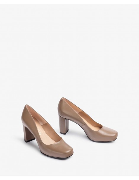 Escarpins à bout carré et plateforme-SOLDES HIVER-Chaussure femme Maroc