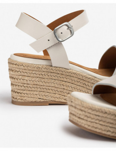 Sandale avec bloc en jute-Accueil-Chaussure femme Maroc
