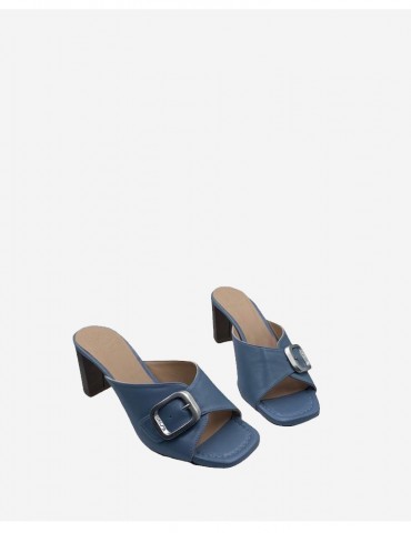Mules avec talon en bois-Mules-Chaussure femme Maroc