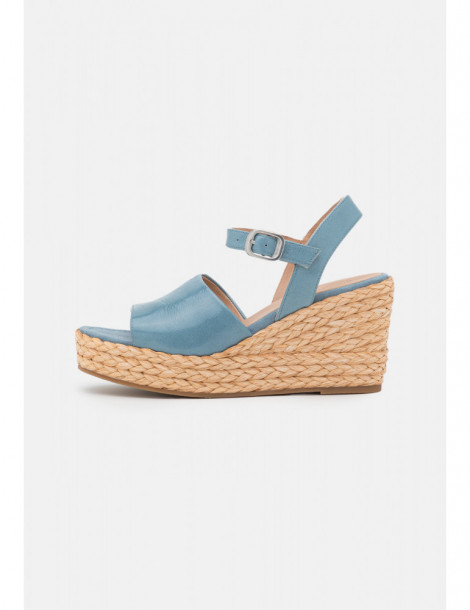 Sandale compensée avec claque large-Sandales compensées-Chaussure femme Maroc