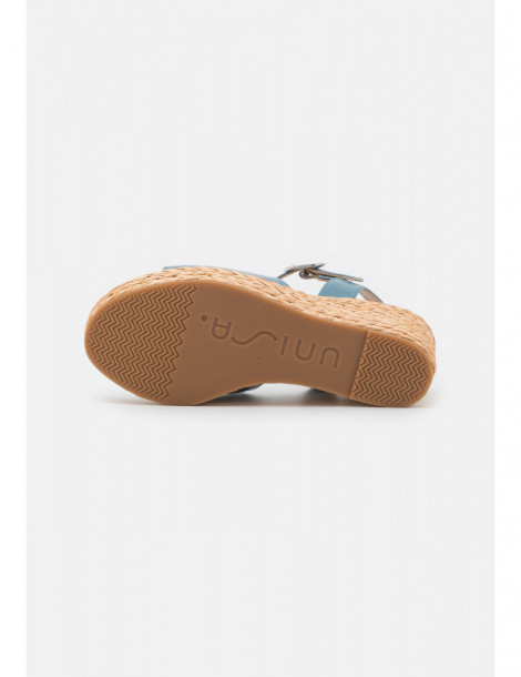Sandale compensée avec claque large-Sandales compensées-Chaussure femme Maroc