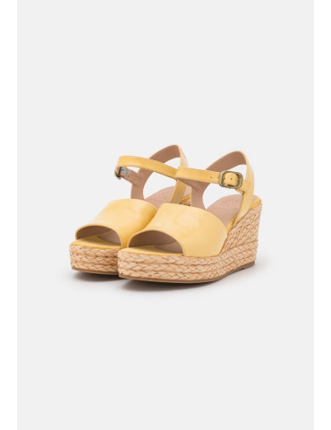 Sandale compensée avec claque large-Sandales compensées-Chaussure femme Maroc