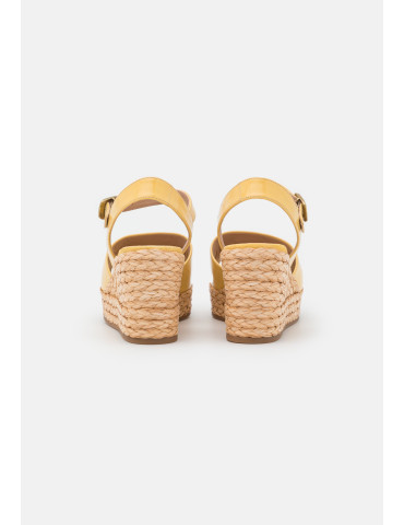 Sandale compensée avec claque large-Sandales compensées-Chaussure femme Maroc