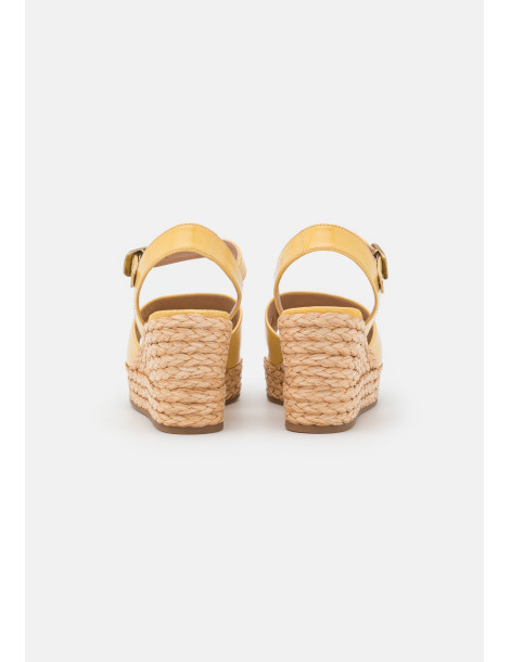 Sandale compensée avec claque large-Sandales compensées-Chaussure femme Maroc