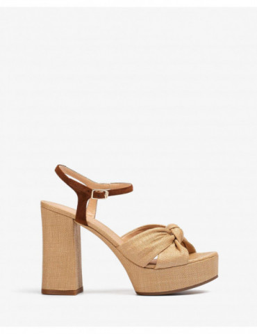 Sandale à talon haut et plateforme-Sandales à talon-Chaussure femme Maroc