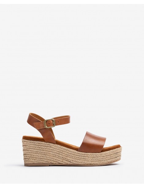 Sandale avec bloc en jute-Accueil-Chaussure femme Maroc