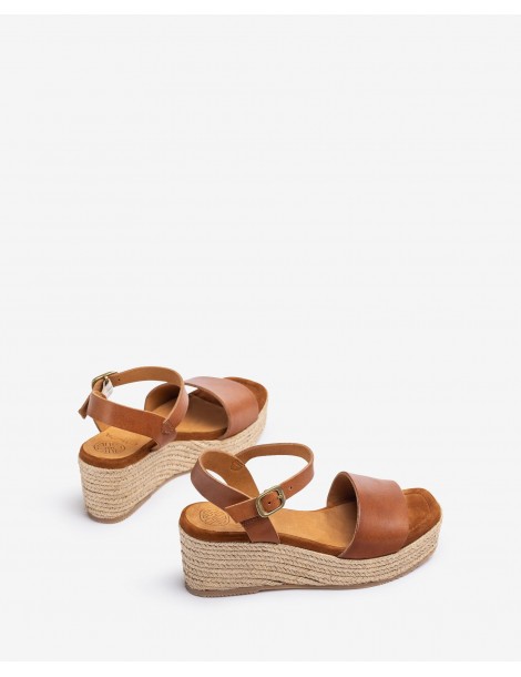Sandale avec bloc en jute-Accueil-Chaussure femme Maroc