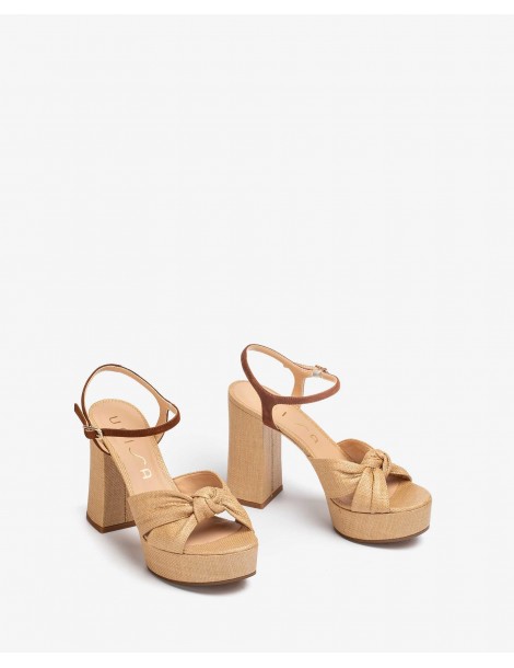 Sandale à talon haut et plateforme-Sandales à talon-Chaussure femme Maroc