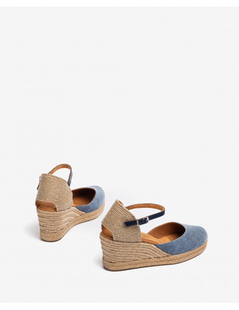 Espadrilles en tissu recyclé ECOLINO-Espadrilles-Chaussure femme Maroc