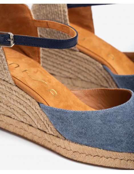 Espadrilles en tissu recyclé ECOLINO-Espadrilles-Chaussure femme Maroc