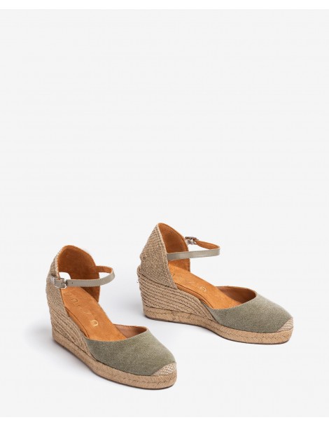 Espadrilles en tissu recyclé ECOLINO-Espadrilles-Chaussure femme Maroc