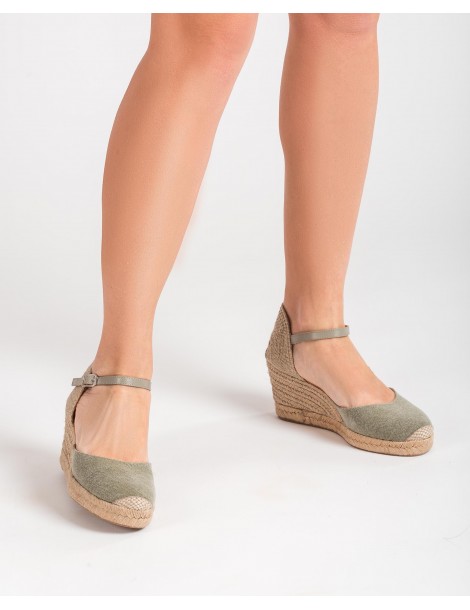 Espadrilles en tissu recyclé ECOLINO-Espadrilles-Chaussure femme Maroc