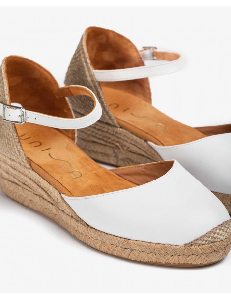 Espadrille avec petit talon en raphia-Espadrilles-Chaussure femme Maroc
