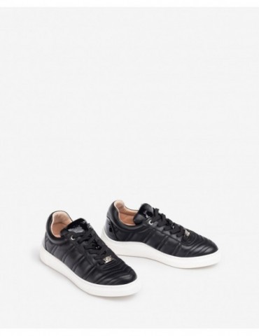 Sneakers à effet matelassé-Collection 2022-Chaussure femme Maroc