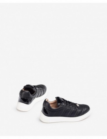 Sneakers à effet matelassé-Collection 2022-Chaussure femme Maroc