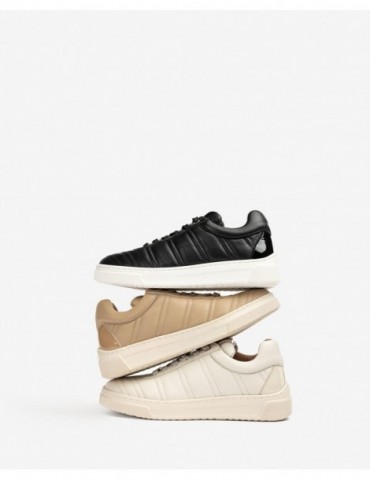 Sneakers à effet matelassé-Collection 2022-Chaussure femme Maroc