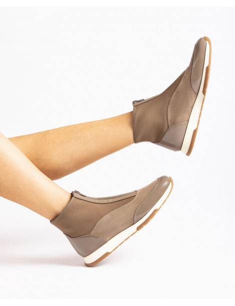 Bottines de sport SuperSoft® taupe-Bottes et bottines-Chaussure femme Maroc