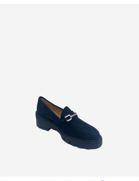 Mocassins en daim avec plateforme-SOLDES HIVER-Chaussure femme Maroc