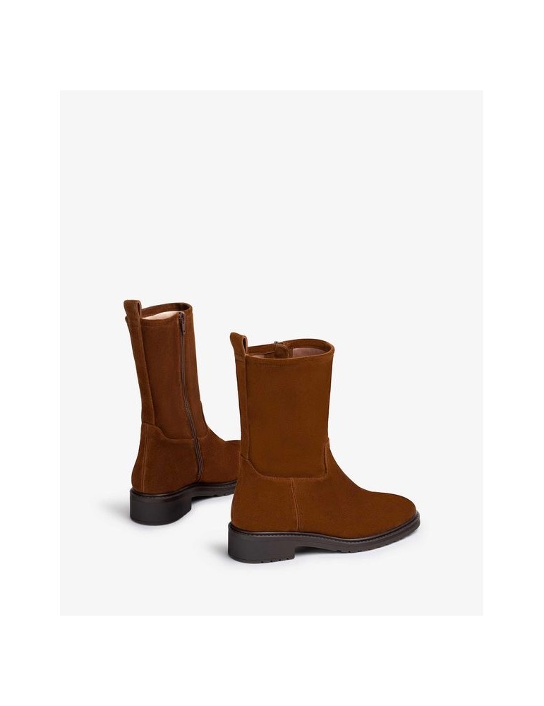 Bottine en daim à tige haute-Accueil-Chaussure femme Maroc