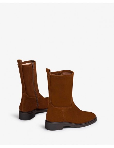 Bottine en daim à tige haute-Accueil-Chaussure femme Maroc