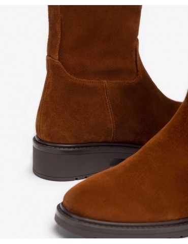 Bottine en daim à tige haute-Accueil-Chaussure femme Maroc
