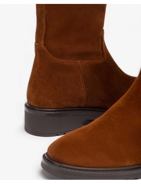 Bottine en daim à tige haute-Accueil-Chaussure femme Maroc