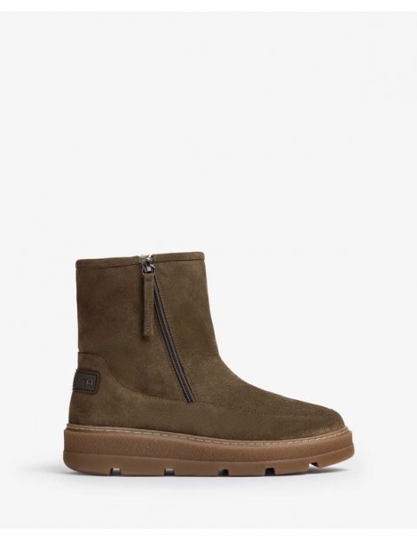 Bottines en daim fourrées fourrure douce-SOLDES HIVER-Chaussure femme Maroc