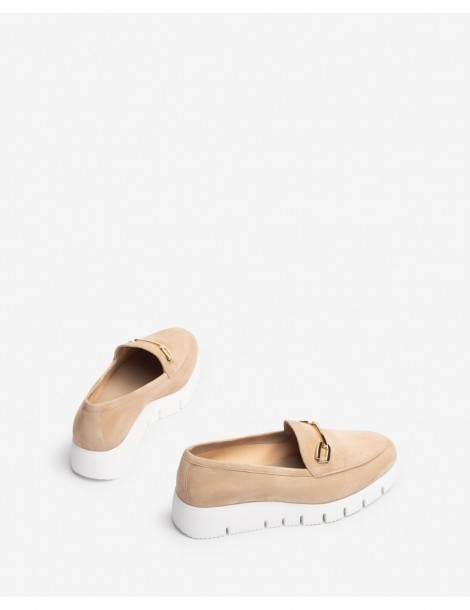 Mocassins en daim à plateforme-Accueil-Chaussure femme Maroc