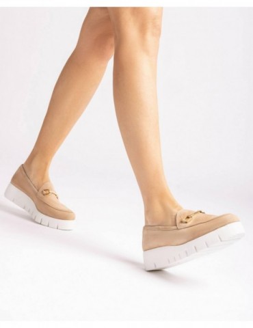 Mocassins en daim à plateforme-Accueil-Chaussure femme Maroc