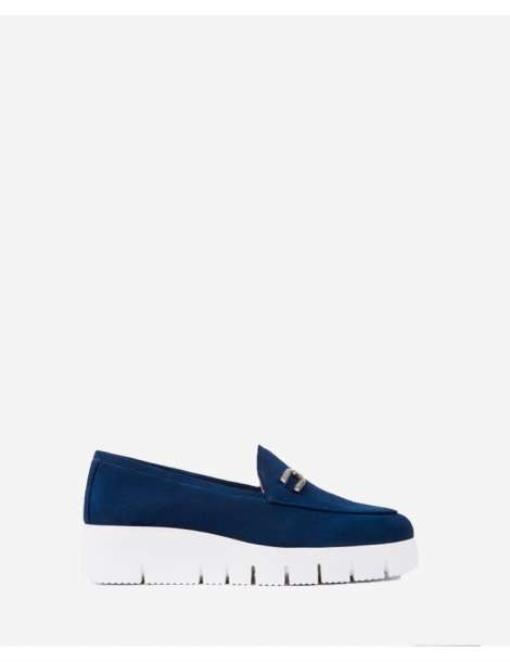 Mocassins en daim à plateforme-Accueil-Chaussure femme Maroc