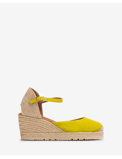 Espadrilles fermées en daim Kiwi-Espadrilles-Chaussure femme Maroc