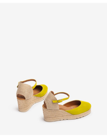 Espadrilles fermées en daim Kiwi-Espadrilles-Chaussure femme Maroc