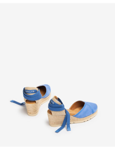 Espadrilles fermées contrasté-Espadrilles-Chaussure femme Maroc