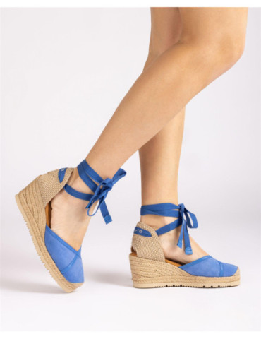Espadrilles fermées contrasté-Espadrilles-Chaussure femme Maroc