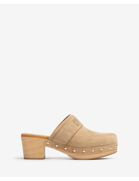 Sabot en daim-Chaussures Femme-Chaussure femme Maroc