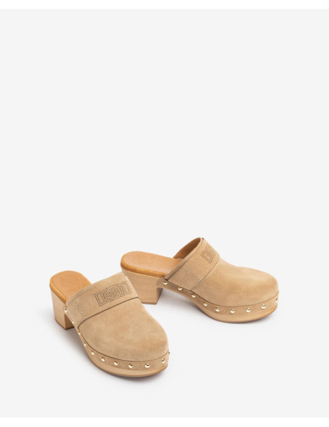 Sabot en daim-Chaussures Femme-Chaussure femme Maroc