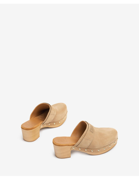Sabot en daim-Chaussures Femme-Chaussure femme Maroc