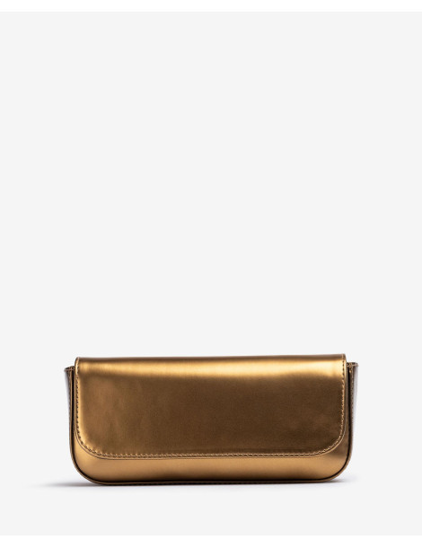 Sac à main en tissu effet miroir mat bronze-Collection été-Chaussure femme Maroc