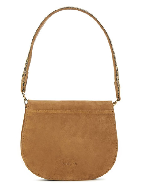 Sac taille moyenne rigide dark camel-Sacs-Chaussure femme Maroc