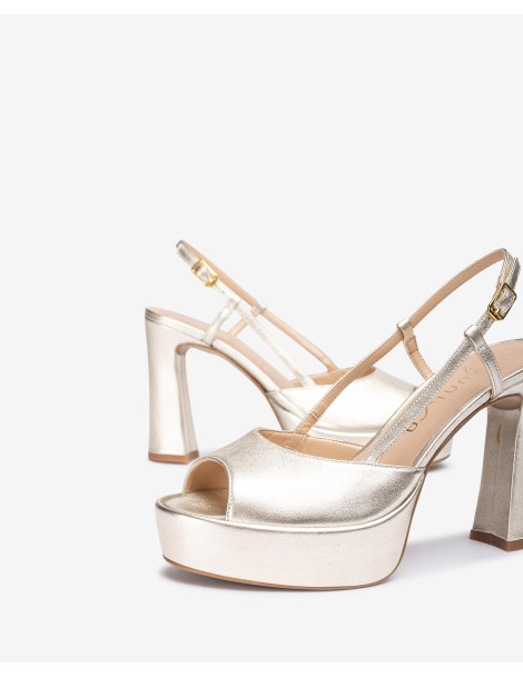 Sandales avec plateforme et talon haut-Collection été-Chaussure femme Maroc