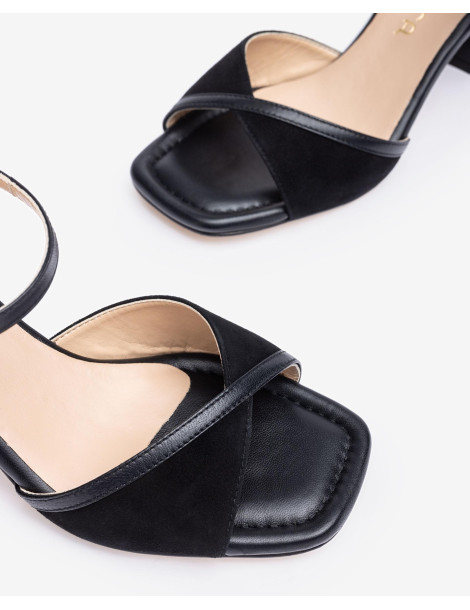 Sandales élégantes à talon confortable-Soldes été-Chaussure femme Maroc