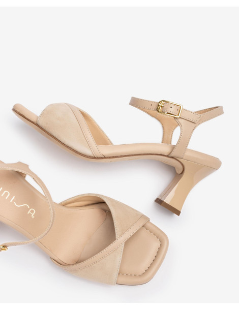 Sandales élégantes à talon confortable-Soldes été-Chaussure femme Maroc