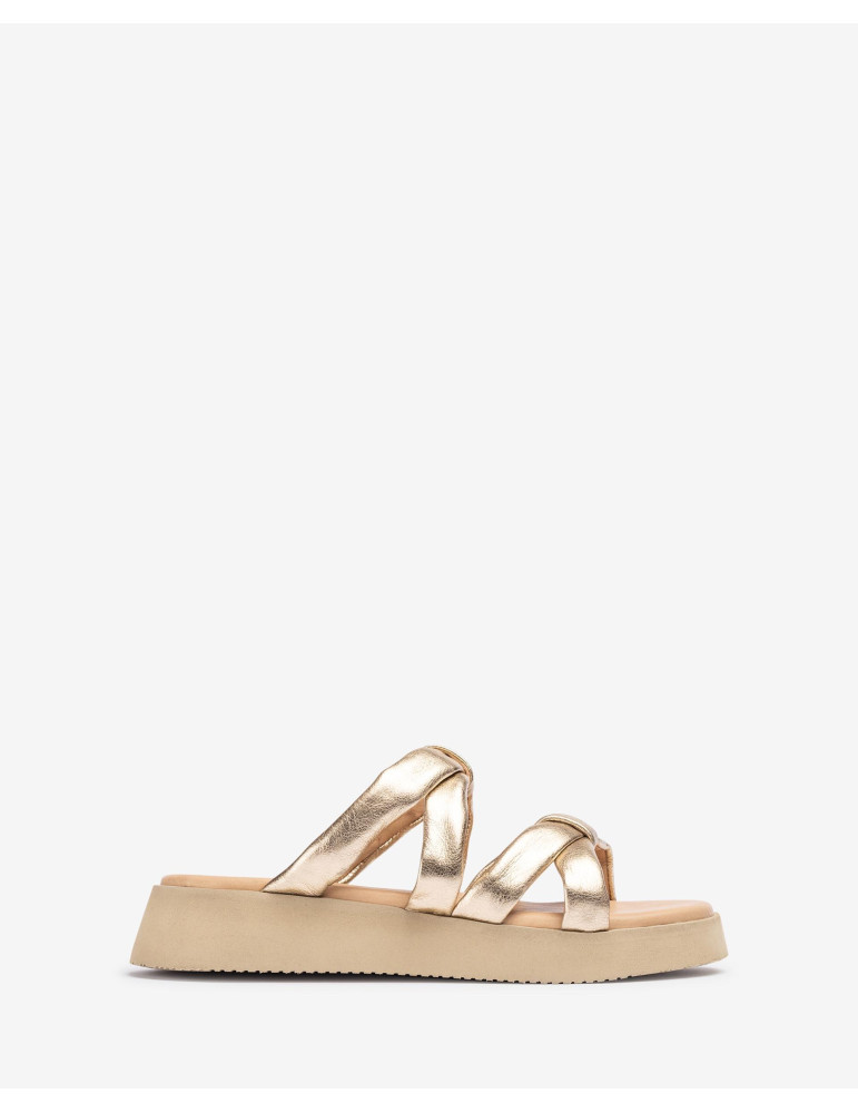 Mules avec des brides rembourrées-Soldes été-Chaussure femme Maroc