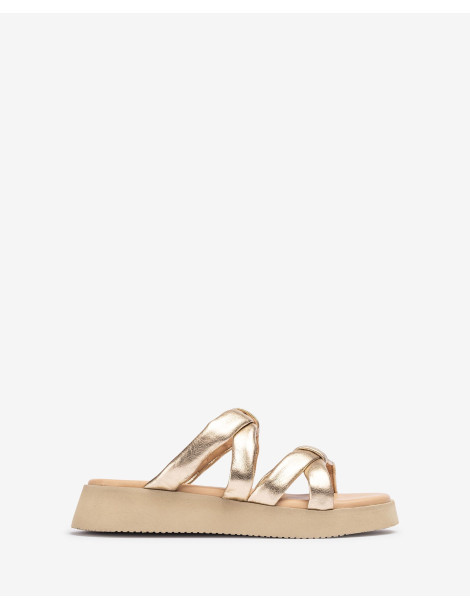 Mules avec des brides rembourrées-Soldes été-Chaussure femme Maroc