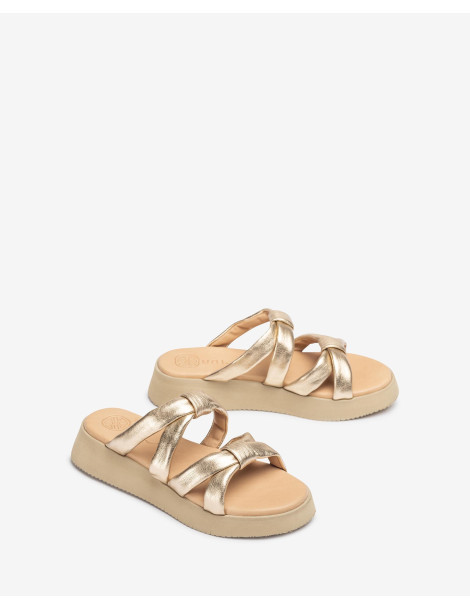 Mules avec des brides rembourrées-Soldes été-Chaussure femme Maroc