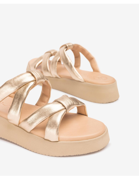 Mules avec des brides rembourrées-Soldes été-Chaussure femme Maroc