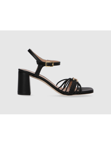 Sandales avec bride tressée-Soldes été-Chaussure femme Maroc