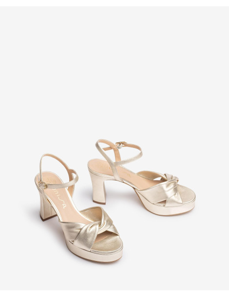 Sandales à brides larges croisées-Sandales-Chaussure femme Maroc