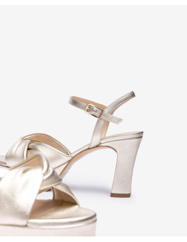 Sandales à brides larges croisées-Sandales-Chaussure femme Maroc